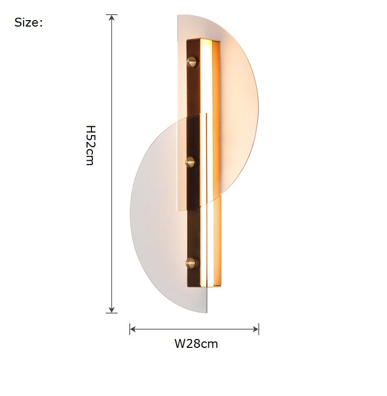 Glass LED Wall Sconce Wall Light