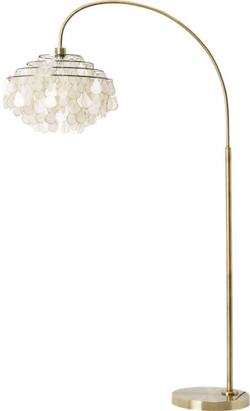 Retro Scandinavian Light Luxury Shell Floor Lamp