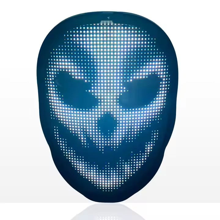 Led Mask with Bluetooth Programmable App, Shining Led Light Up Face Mask