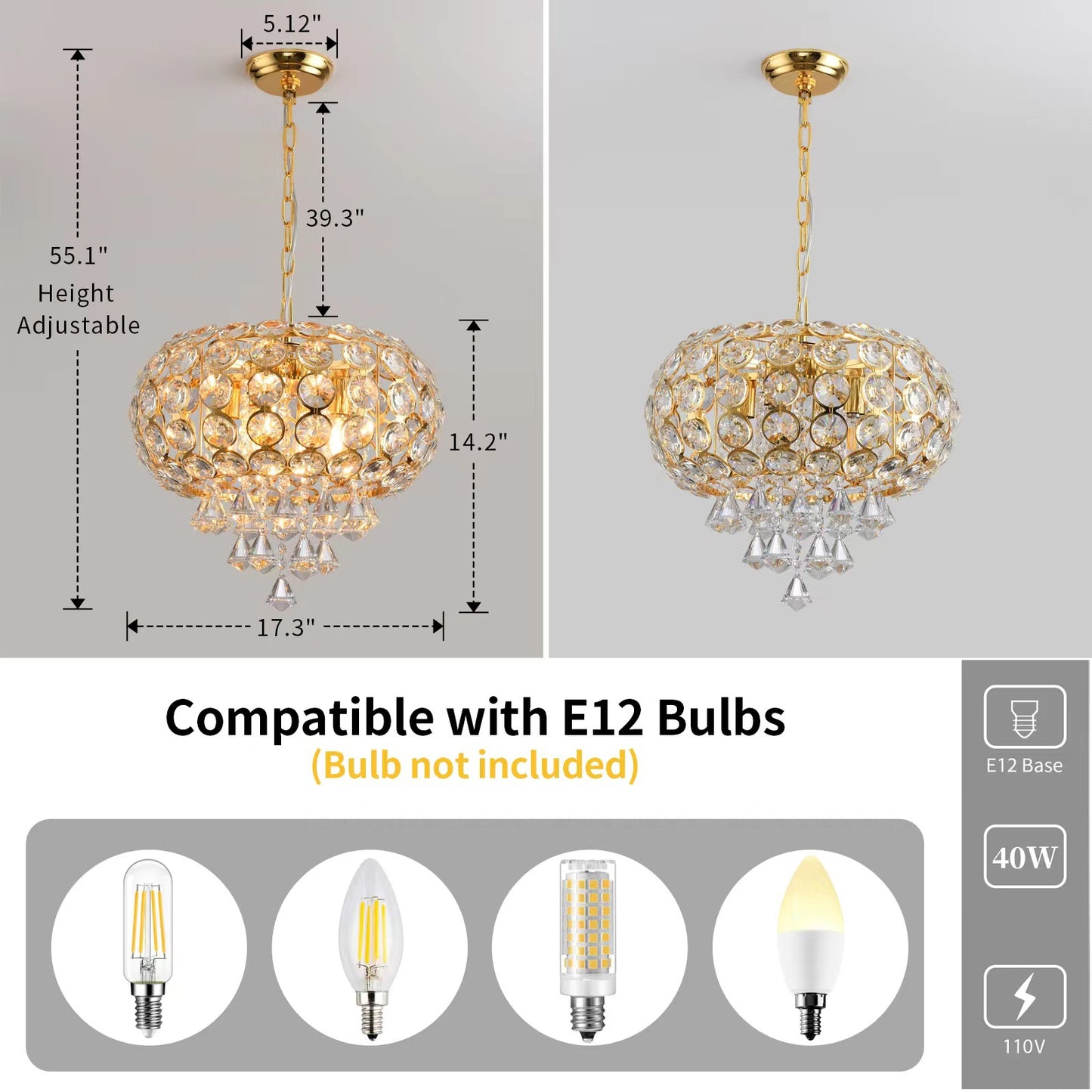 Crystal Luxury Led Pendant Light Luxury