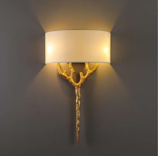 Brass LED Wall Sconce Wall Light Antique