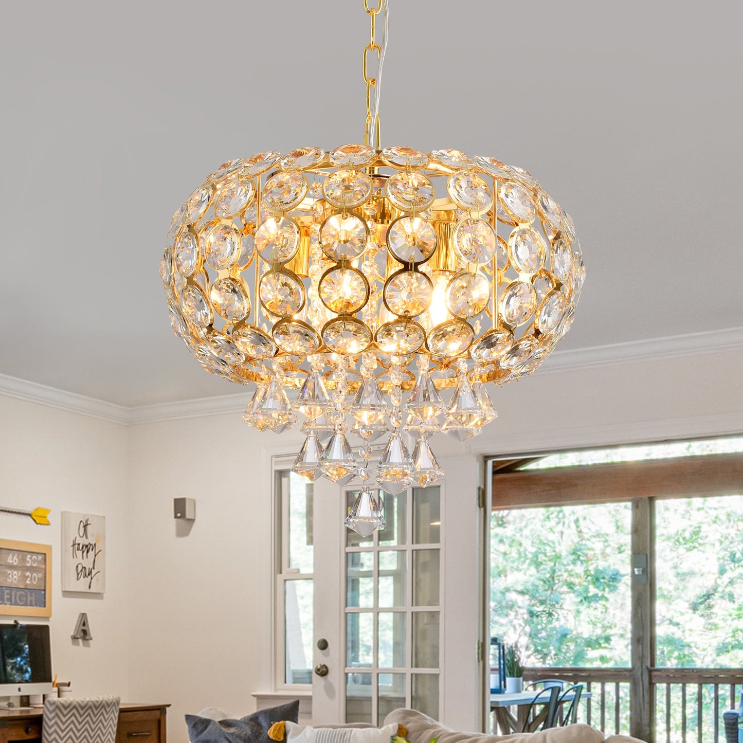 Crystal Luxury Led Pendant Light Luxury