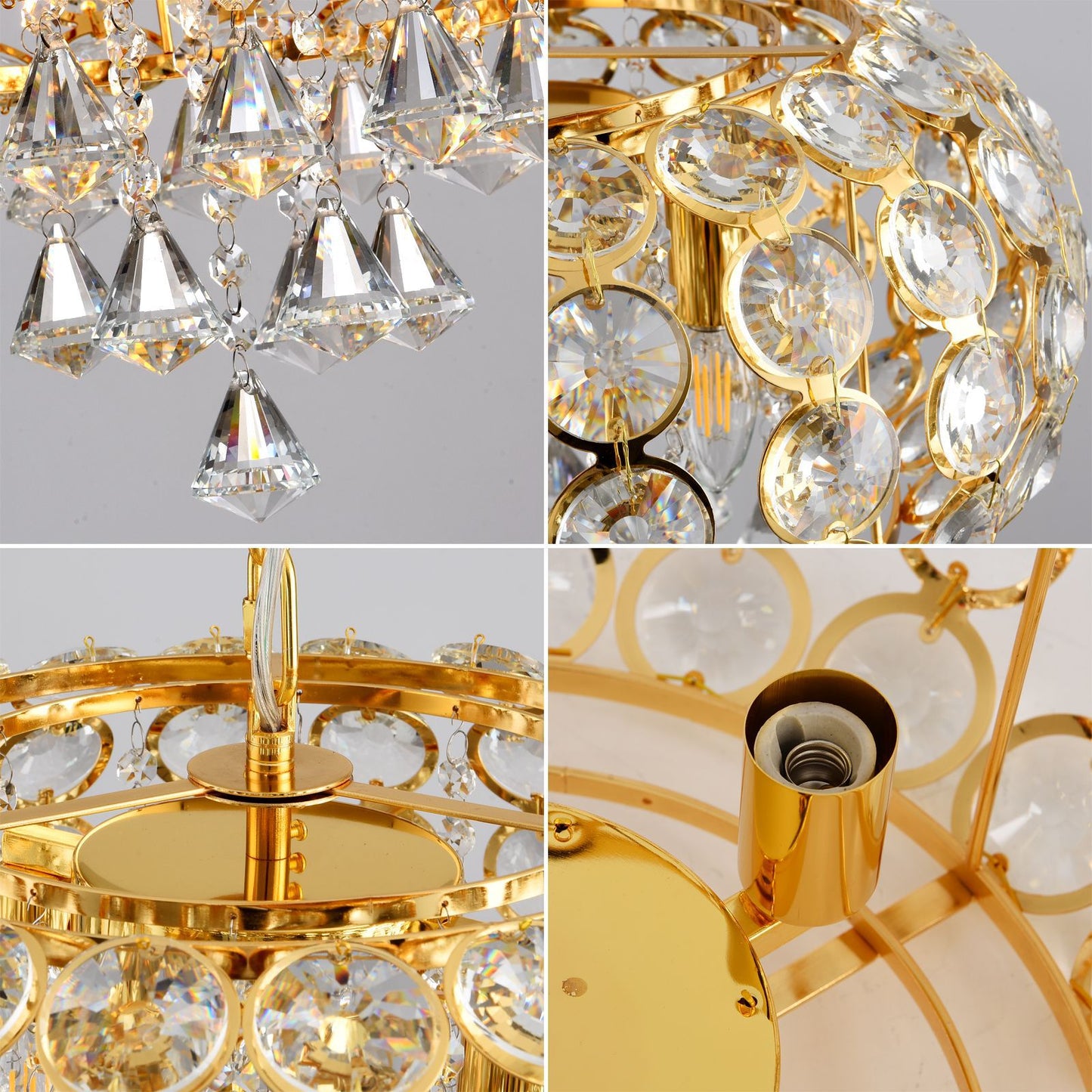 Crystal Luxury Led Pendant Light Luxury