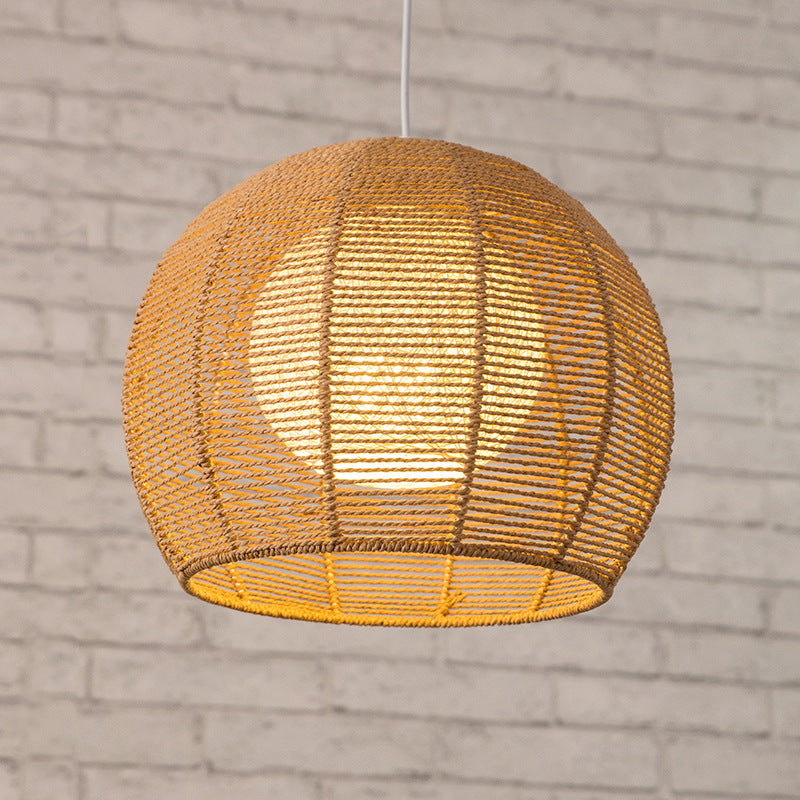 Elegant Designs Hemp Rope Chandelier Pendant Light